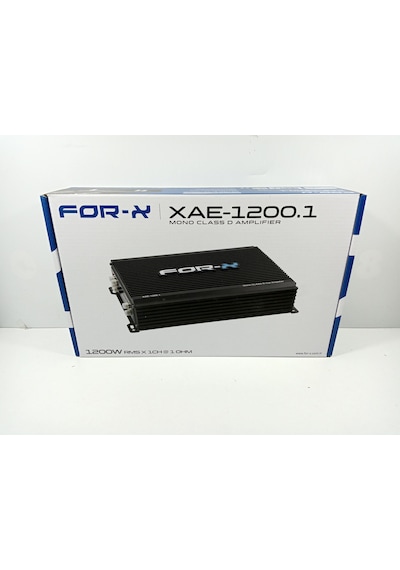 For-x Mono Amfi 1200RMS – For-x XAE-1200.1D Bass Anfisi – Bass Ko