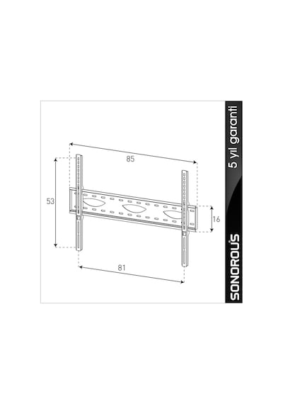 Sonorous Surefıx 240 70 İnch 177Cm Ekran Sabit Askı Aparatı