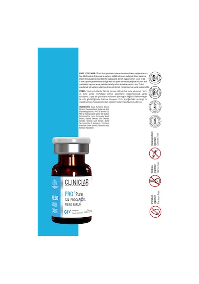 Saç Dökülme Karşıtı %14 Procapixyl Büyüme Faktörü Içeren Meso Serum 6 Ml X 2 Adet