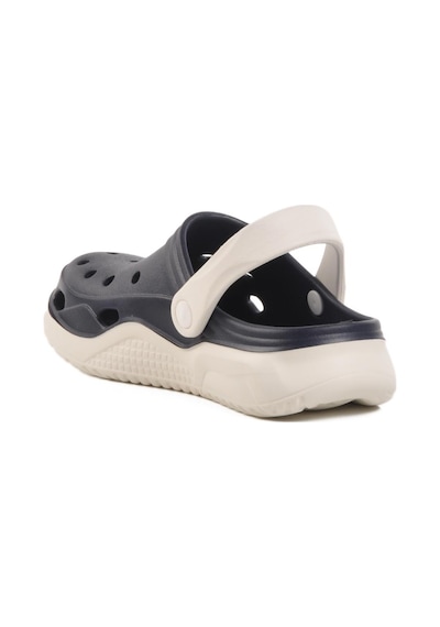 Lacivert-beyaz Hafif Eva Taban Unisex Sabo Terlik Stella Z Lacivert - Beyaz