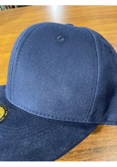 Hiphop Snapback Rapper Basket Lacivert Kanvas Cap Şapka