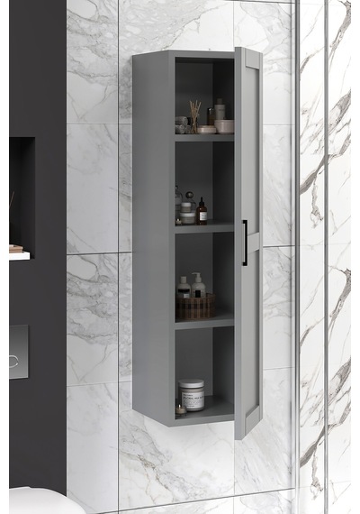 %100 Mdf 30 Cm Riva Boy Dolabı Beyaz