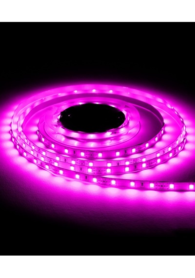 28x35 İç Mekan 3 Çip Şerit Led Pembe Işık 5mt