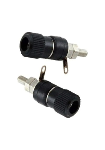 4mm Siyah Born Jack - 10 Adet