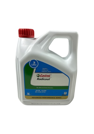 Castrol Radicool Mavi Antifriz 3 Litre Organik 2025 Dolum