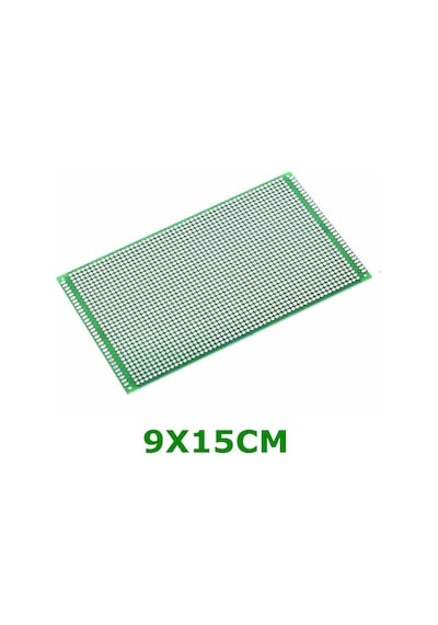 Alkatronik-9X15Cm Proto Pcb Pertenaks Prototip Deney Kartı Delikli Plaket