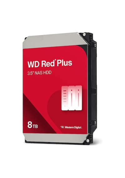 Wd Red Plus, Wd80efpx, 3.5&quot , 8tb, 256mb, 5640 Rpm, 7/24 Güvenlik-nas-server Hdd