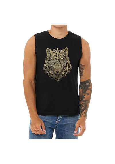 Bluu Wolfart Kolsuz Sporcu T-shirt Tank Top Spor Atlet
