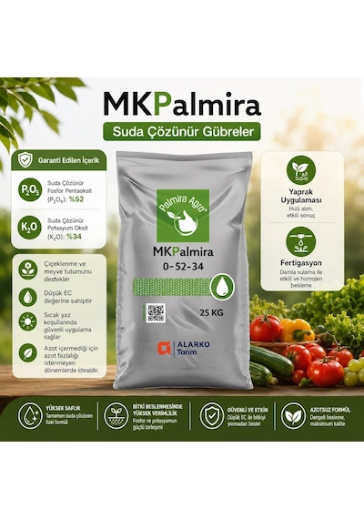 Mkpalmira Potasyum Fosfor Gübresi 25 Kg