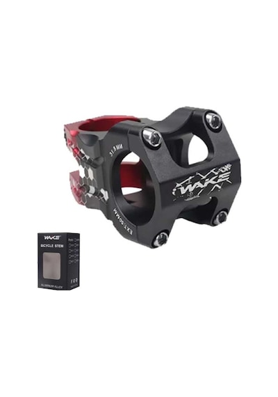 Wake 50mm Kısa Gidon Boğazı Alüminyum 28,6 Kırmızı Kırmızı