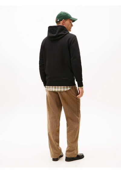 Tommy Hilfiger Mw0mw41502 Icon Gold Erkek Sweatshirt Siyah