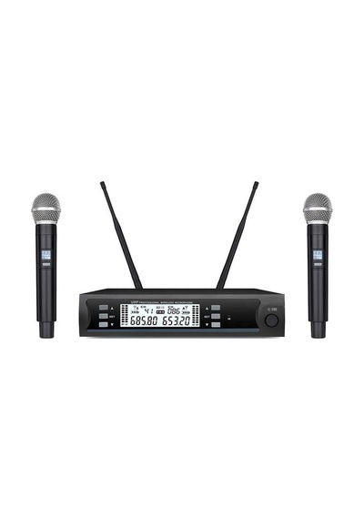 Camimarket C-105 Uhf Kablosuz Çift El Mikrofonu
