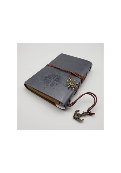 2 Adet Deri Anı Defteri Pusula Motifli Kapak, Eskitme Suni Deri, Hatıra/nikah/sünnet, Notebook Journal