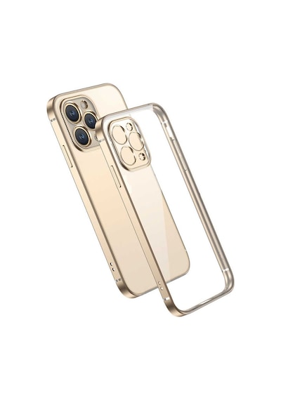 Apple Uyumlu  iPhone 13 Kilif Lens Korumali Renkli Arkasi Seffaf Kapak 490210550