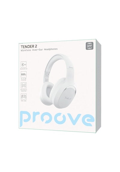 Proove Tender 2 Bluetooth 6.0 Kulak Üstü Kablosuz Kulaklık 50 Saat Pil Ömrü Çift Cihaz Ve Uygulama Destekli