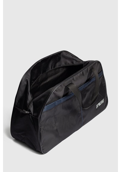 Strong Bag Büyük Boy Spor Seyahat Çantası Antrenman Gym Fitness Çantası Valiz El Çantası Siyah Siyah