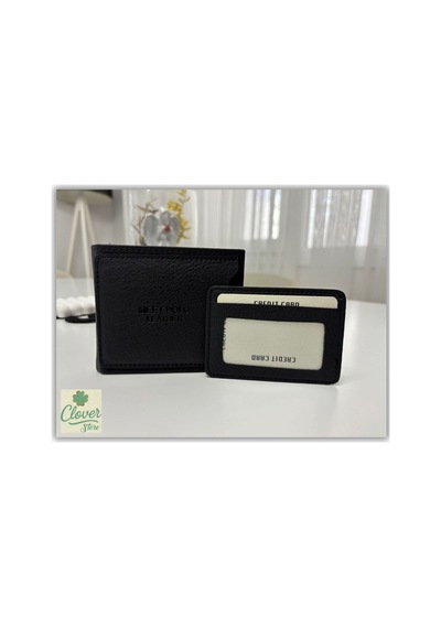 Store Erkek Kartlık Ve Cüzdan Takımı Kaliteli Şık Tasarım Kullanışlı Bölmeler Siyah