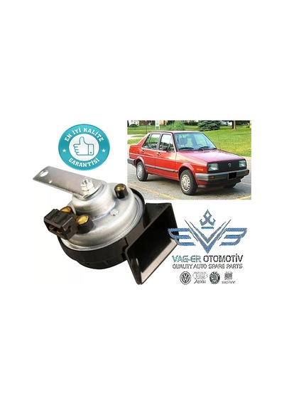 Jetta 1984-1992 Arası Düşük Ton Tiz Korna Salyangoz Tip 3b0951221