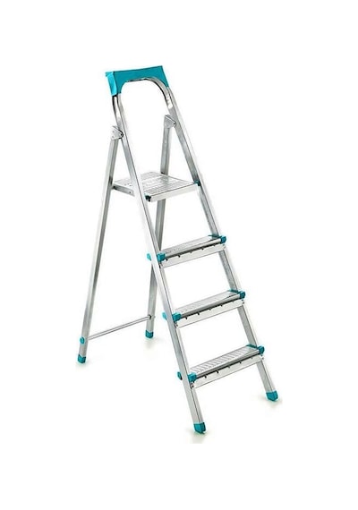Perilla-11003 3+1 Basamaklı Metal Merdiven 82cm 120kg Taşıma Kapasitesi