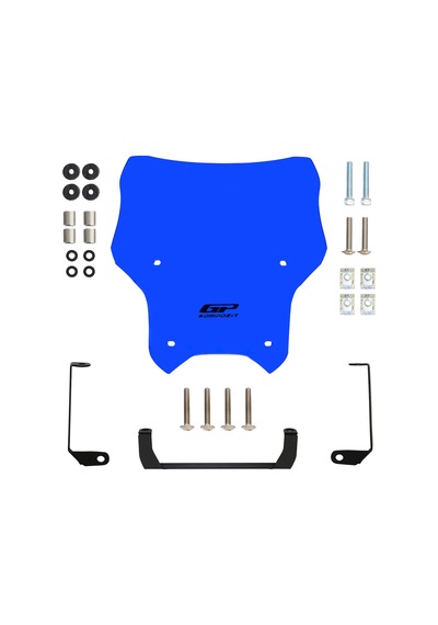 Gp Kompozit Cf Moto 250 Nk 2023-2026 Uyumlu Ön Cam Mavi 33cm