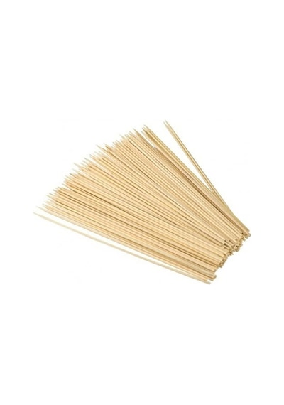Ahşap Çöp Şiş Çubuğu 25 Cm 50 Adet