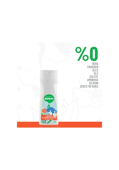 %100 Doğal Fitokompleks Şampuan 7 Değerli Bitki Yoğun Saç Dökülme Karşıtı Besleyici Dolgunlaştırıcı 300 Ml Beyaz