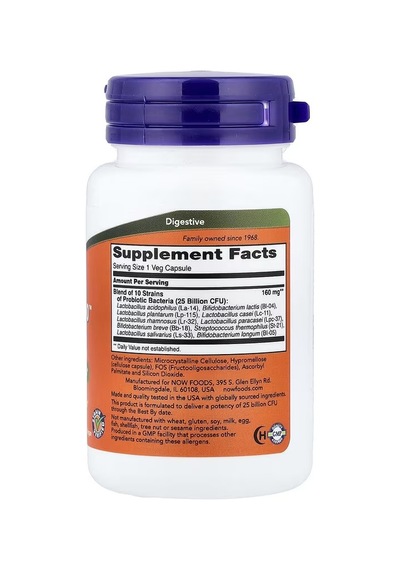 Probiotic-10 ' 25 Billion 50 Veg. Capsules