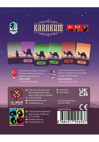 Karakum Kart Oyunu Türkçe