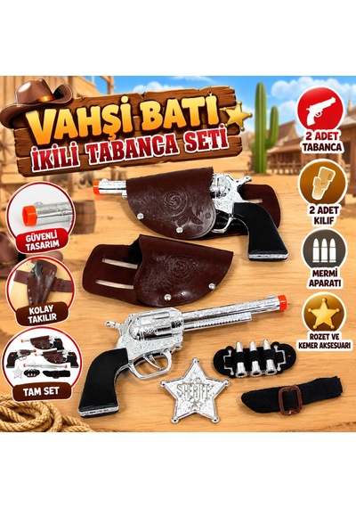 Vahşi Batı İkili Tab. Seti