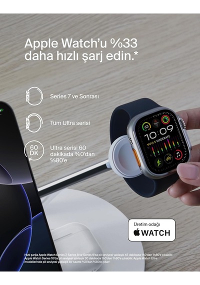 Belkin Boostcharge 3'ü 1 Arada Qi2 Şarj Cihazı, Magsafe Uyumlu Ka 59102867