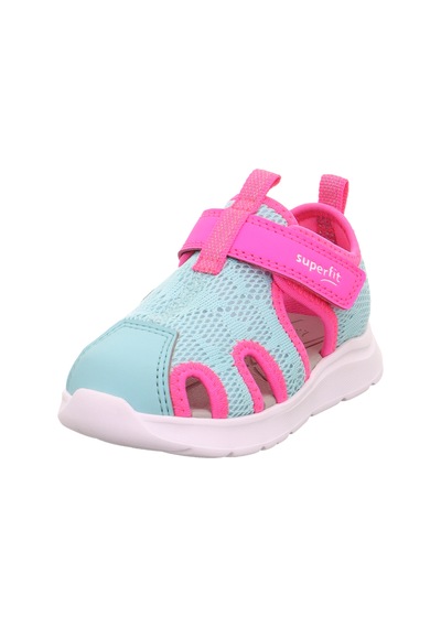 Superfit Wave Kız Çocuk Sandalet - Mavi Pembe 000481-7510 Mavi - Pembe