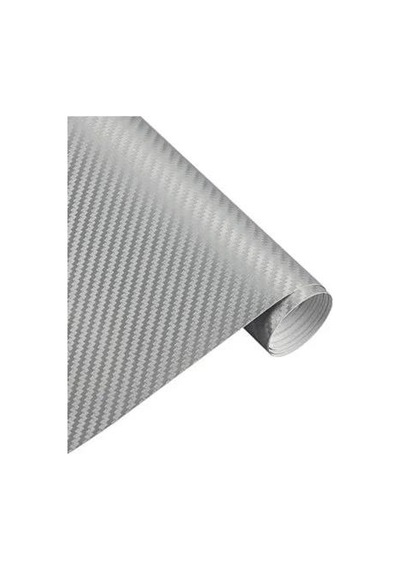 Hava Kanallı Gri Karbon Araba Kaplama Folyosu 152 Cm X 100 Cm