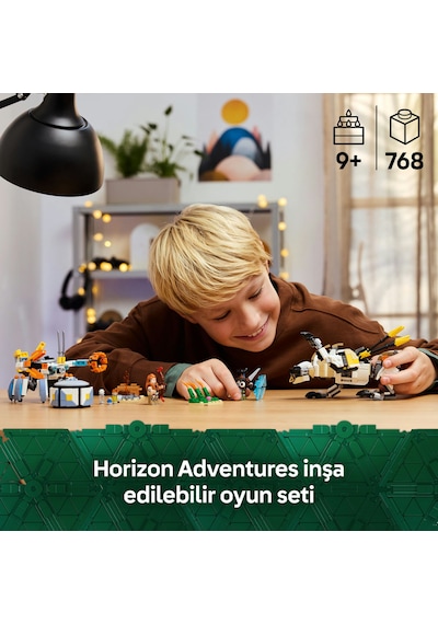 LEGO® Horizon Adventures™ Aloy ve Varl, Metalkabuk ve Hızardiş’e Karşı 77037 - 9 Yaş ve Üzeri Çocuklar için Yaratıcı Oyuncak Yapım Seti (768 Parça) LEGO® Horizon Adventures™ Aloy ve Varl, Metalkabuk ve Hızardiş’e Karşı 77037 - 9 Yaş ve Üzeri Çocuklar için Yaratıcı Oyuncak Yapım Seti (768 Parça)