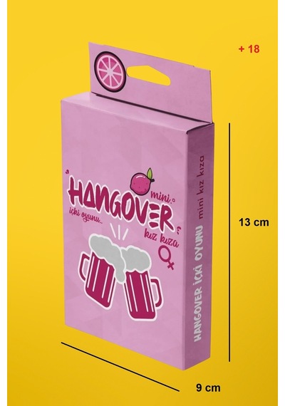 Hangover Kız Kıza Mini İçki Kart Oyunu