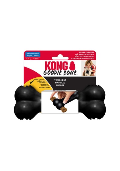 Kong Extreme Goodie Bone Kemik Şeklinde Çok Amaçlı Köpek Oyuncağı Ultra Sert M