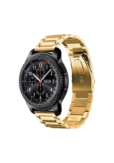Huawei Watch Gt5 Gt4 Gt2e Gt2 Gt3 Gt3 Pro 46mm Paslanmaz Çelik Metal Kordon 22mm Gold