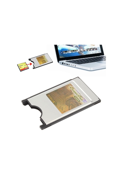 Compact Flash Cf To Pcmcia Çevirici Dönüştürücü Adaptör Kartı 54mm