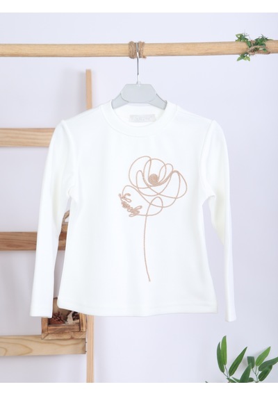 Xo Kids Çiçek Detaylı Tüvit Ceketli Deri Etekli Kız Çocuk 3lü Takım 4-10 Yaş 4413 Beyaz - Kahverengi Xo Kids Çiçek Detaylı Tüvit Ceketli Deri Etekli Kız Çocuk 3lü Takım 4-10 Yaş 4413 Beyaz - Kahverengi