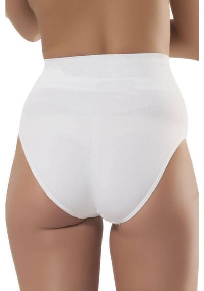 Form Angel Beyaz 5204 Kadın Karın Toparlayıcı Slip Külot Korse Beyaz