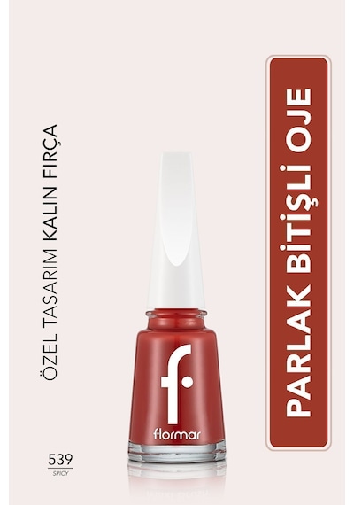 Flormar Nail Enamel Parlak Bitişli Oje 539