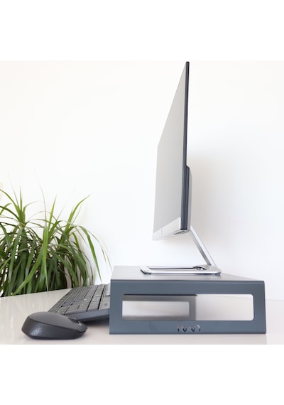 Hansdo Metal Monitör Standı - Monitör Yükseltici Sms1