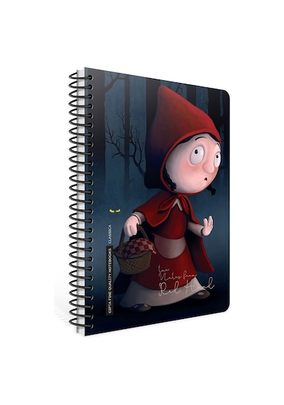 Gıpta Classica Spiralli Sert Kapak 17x24 120 Yaprak Kareli Defter 6383