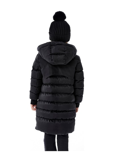 Benitto Kids Kız Çocuk Kapüşonlu Kışlık Şişme Mont 51356 Siyah