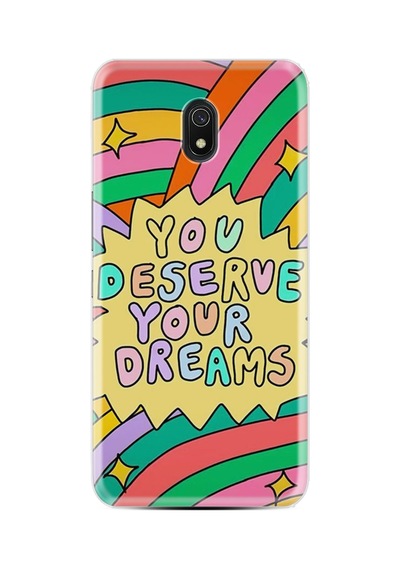 Xiaomi Redmi 8a Kılıf Boutique Baskılı Resimli You Deserve Pcode -056