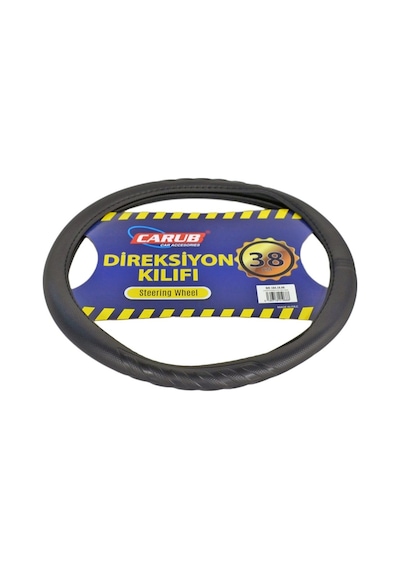 Carub Geçmeli Direksiyon Kılıfı Siyah 38 Cm Br1841968