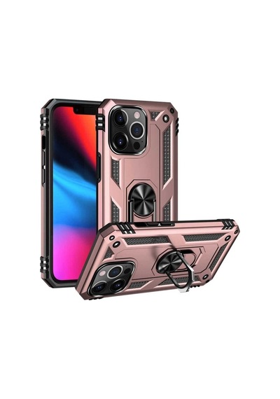 Apple Uyumlu iPhone 13 Pro Kılıf Zore Vega Kapak Rose Gold