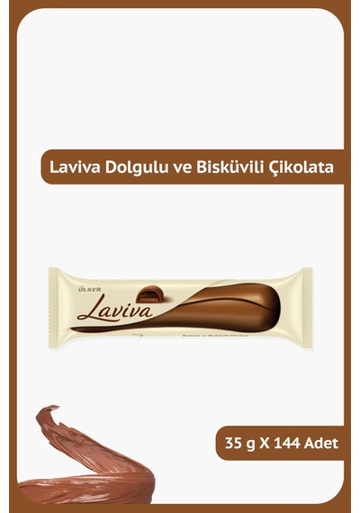Ülker Lavıva Dolgulu Ve Bıskuvılı Çıkolata 35 Gr x 144 Adet