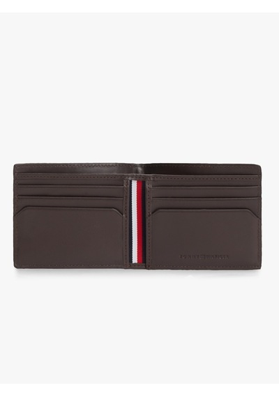 Tommy Hilfiger Th Central Mını Cc Wallet Erkek Kahverengi Cüzdan - Am0am14495