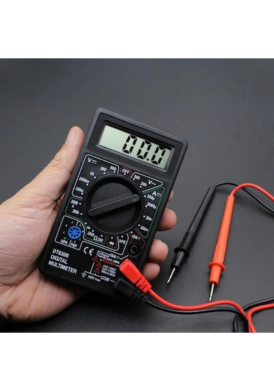 Dt830b Dijital Ölçü Aleti Multimetre Problu