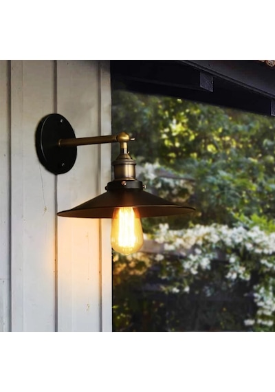 Mylights Retro Rustik Mafsalı Aplik Harekli Aplik 22cm Diğer